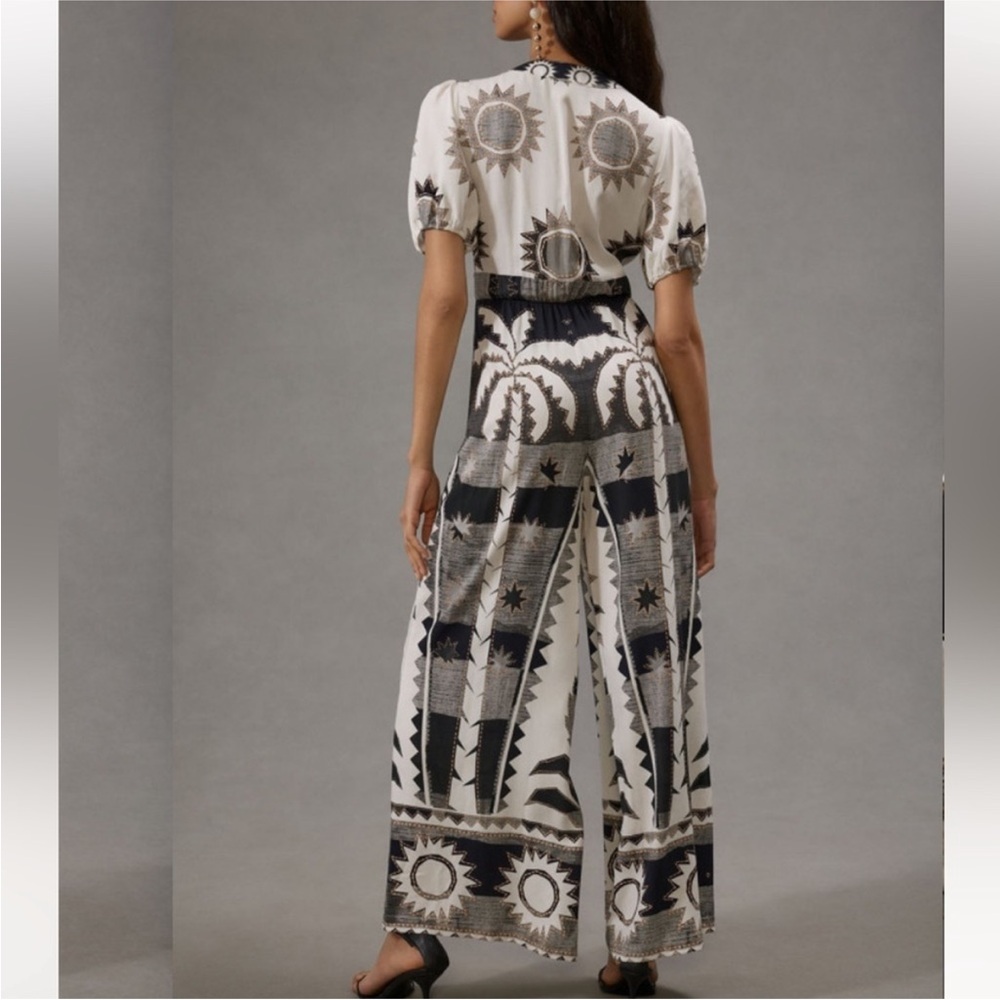 FARM Rio Monochrome Patterned Jumpsuit - Picture 2 of 2